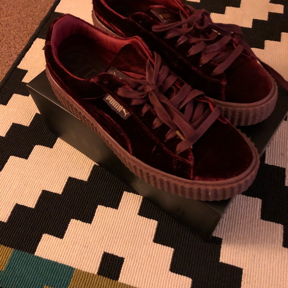 Puma X Fenty Burgundy Creepers